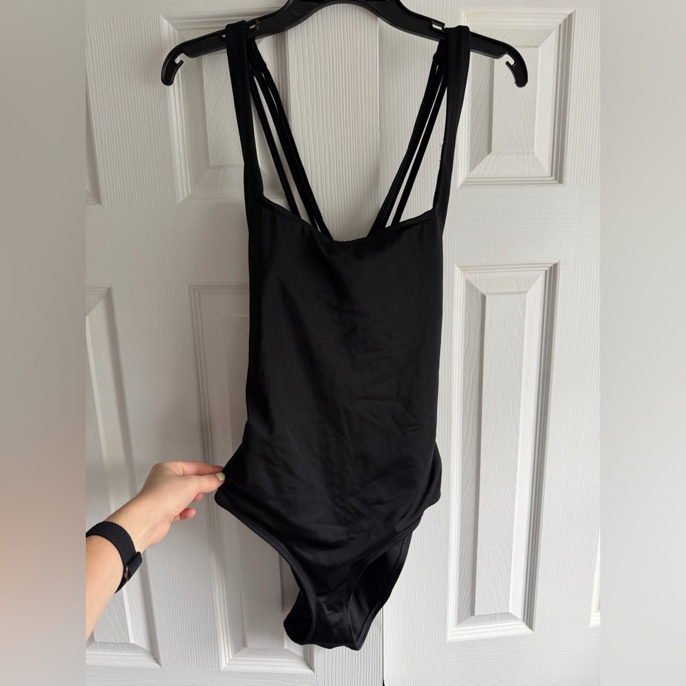 Black Strappy Women's Bathing suit